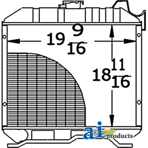 KU20233    Radiator---Replaces 17301-72060